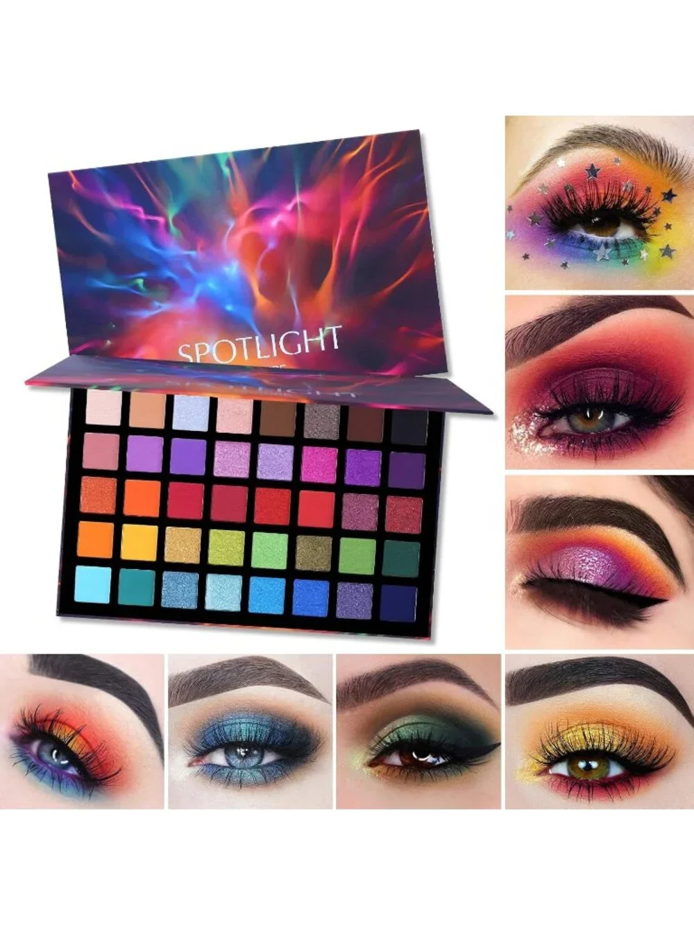 Women's Palette 1 40 Color Eyeshadow Matte Shimmer Pigmented Powder Makeup Kit